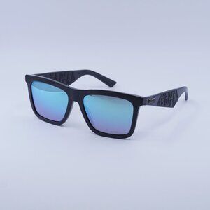 Dior DIORB27 S1I 45I6 Sunglasses Grey Square Frame, Green Mirror Lenses